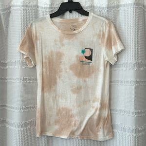 Billabong tie-dye short sleeve tee
